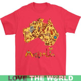 AUSTRALIA THINGS T-SHIRTS - australia-things-t-shirts-gildan-mens-shirt-red-s-1sttheworld_739