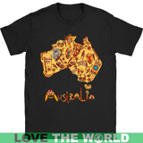 AUSTRALIA THINGS T-SHIRTS - australia-things-t-shirts-gildan-womens-shirt-black-s-1sttheworld_404