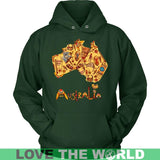 AUSTRALIA THINGS T-SHIRTS - australia-things-t-shirts-unisex-hoodie-dark-green-s-1sttheworld_810