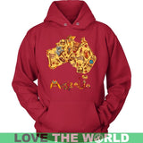 AUSTRALIA THINGS T-SHIRTS - australia-things-t-shirts-unisex-hoodie-red-s-1sttheworld_788