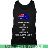 AUSTRALIA WILL ALWAYS LIVE IN ME G8 - australia-will-always-live-in-me-g8-district-mens-tank-black-s-t-shirts-1sttheworld_579