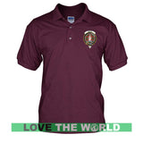 Tartan Polo Shirt - Boyd Badge (Men's) A9 - boyd-badge-tartan-mens-polo-t-shirt-a9-maroon-s-shirts-1sttheworld_750