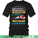 Buy A Ticket And Fly To Canada Funny Canada Funny T-Shirt K5 - buy-a-ticket-and-fly-to-canada-t-shirt-c1-district-unisex-black-s-shirts-1sttheworld_555