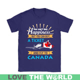 Buy A Ticket And Fly To Canada Funny Canada Funny T-Shirt K5 - buy-a-ticket-and-fly-to-canada-t-shirt-c1-gildan-womens-purple-s-shirts-1sttheworld_188