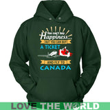 Buy A Ticket And Fly To Canada Funny Canada Funny T-Shirt K5 - buy-a-ticket-and-fly-to-canada-t-shirt-c1-unisex-hoodie-dark-green-s-shirts-1sttheworld_706