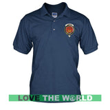 Tartan Polo Shirt - Cameron Badge (Men's) A9 - cameron-badge-tartan-mens-polo-t-shirt-a9-j-navy-s-shirts-1sttheworld_524