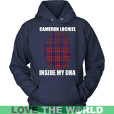 Cameron Lochiel Tartan T-Shirt - Indside My DNA NN5 - cameron-lochiel-inside-my-dna-n4-unisex-hoodie-navy-s-t-shirts-1sttheworld_233