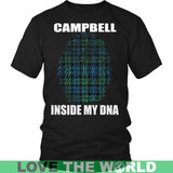 Campbell Tartan T-Shirt - Indside My DNA NN5 - campbell-inside-my-dna-n4-district-unisex-shirt-black-s-t-shirts-1sttheworld_812