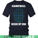 Campbell Tartan T-Shirt - Indside My DNA NN5 - campbell-inside-my-dna-n4-district-unisex-shirt-navy-s-t-shirts-1sttheworld_987