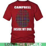 Campbell Tartan T-Shirt - Indside My DNA NN5 - campbell-inside-my-dna-n4-district-unisex-shirt-red-s-t-shirts-1sttheworld_514