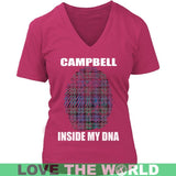 Campbell Tartan T-Shirt - Indside My DNA NN5 - campbell-inside-my-dna-n4-district-womens-v-neck-dark-fuchsia-s-t-shirts-1sttheworld_889