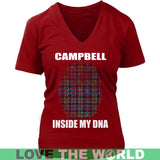 Campbell Tartan T-Shirt - Indside My DNA NN5 - campbell-inside-my-dna-n4-district-womens-v-neck-red-s-t-shirts-1sttheworld_808