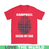Campbell Tartan T-Shirt - Indside My DNA NN5 - campbell-inside-my-dna-n4-gildan-womens-t-shirt-red-s-shirts-1sttheworld_488