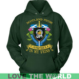 CAMPBELL TARTAN IN MY VEINS T-SHIRT C6 - campbell-tartan-in-my-veins-t-shirt-c6-unisex-hoodie-dark-green-s-shirts-1sttheworld_518