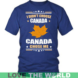 Canada choose me H4 Funny Tshirt - canada-chose-me-h4-t-shirts-1sttheworld_2_244
