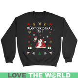 CANADA CHRISTMAS T-SHIRT P2 - canada-christmas-t-shirt-p2-crewneck-sweatshirt-black-s-shirts-1sttheworld_752