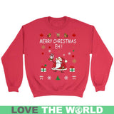CANADA CHRISTMAS T-SHIRT P2 - canada-christmas-t-shirt-p2-crewneck-sweatshirt-red-s-shirts-1sttheworld_885