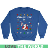 CANADA CHRISTMAS T-SHIRT P2 - canada-christmas-t-shirt-p2-crewneck-sweatshirt-royal-s-shirts-1sttheworld_236