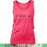 CANADA IS ALWAYS IN MY HEART V5 - canada-is-always-in-my-heart-v5-district-womens-tank-neon-pink-s-t-shirts-1sttheworld_401