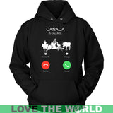 Canada Is Calling T-Shirt K5 - canada-is-calling-t-shirt-c1-unisex-hoodie-black-s-shirts-1sttheworld_547