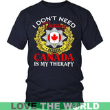 CANADA IS MY THERAPY A9 - canada-is-my-therapy-a9-district-unisex-shirt-navy-s-t-shirts-1sttheworld_620