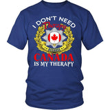 CANADA IS MY THERAPY A9 - canada-is-my-therapy-a9-district-unisex-shirt-royal-blue-s-t-shirts-1sttheworld_837