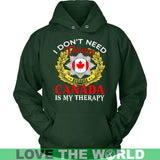 CANADA IS MY THERAPY A9 - canada-is-my-therapy-a9-unisex-hoodie-dark-green-s-t-shirts-1sttheworld_320