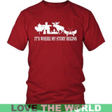 CANADA IT'S WHERE MY STORY BEGINS - canada-its-where-my-story-begins-district-unisex-shirt-red-s-t-shirts-1sttheworld_396