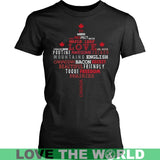 CANADA MAPLE LEAF - canada-maple-leaf-district-womens-shirt-black-xs-t-shirts-1sttheworld_360