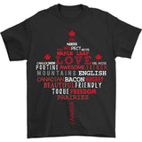 CANADA MAPLE LEAF - canada-maple-leaf-gildan-mens-t-shirt-black-s-shirts-1sttheworld_710