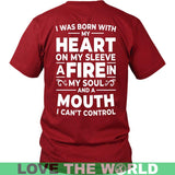 CANADA - MY SOUL AND A MOUTH I CAN'T CONTROL W8 - canada-my-soul-and-a-mouth-i-cant-control-w8-t-shirts-1sttheworld_2_681