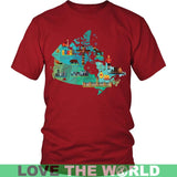 Canada Things G8 Funny Canada T-Shirt - canada-things-g8-district-unisex-shirt-red-s-t-shirts-1sttheworld_478