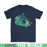 Canada Things G8 Funny Canada T-Shirt - canada-things-g8-gildan-womens-t-shirt-navy-s-shirts-1sttheworld_547