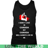 Canada Will Always Live In Me G8 T-Shirt - canada-will-always-live-in-me-g8-district-mens-tank-black-s-t-shirts-1sttheworld_336