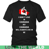 Canada Will Always Live In Me G8 T-Shirt - canada-will-always-live-in-me-g8-district-unisex-shirt-black-s-t-shirts-1sttheworld_713