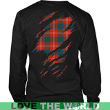 Chisholm Tartan Shirt Or Tartan Hoodie In Me TH8 - chisholm-in-me-t-shirt-s12-shirts-1sttheworld_1_918