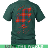 Chisholm Tartan Shirt Or Tartan Hoodie In Me TH8 - chisholm-in-me-t-shirt-s12-shirts-1sttheworld_3_971
