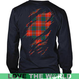 Chisholm Tartan Shirt Or Tartan Hoodie In Me TH8 - chisholm-in-me-t-shirt-s12-shirts-1sttheworld_457