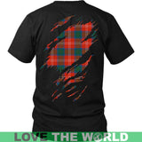 Chisholm Tartan Shirt Or Tartan Hoodie In Me TH8 - chisholm-in-me-t-shirt-s12-shirts-1sttheworld_4_256