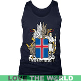 COAT OF ARMS OF ICELAND A9 - coat-of-arms-iceland-a9-district-mens-tank-navy-s-t-shirts-1sttheworld_996