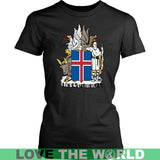 COAT OF ARMS OF ICELAND A9 - coat-of-arms-iceland-a9-district-womens-shirt-black-xs-t-shirts-1sttheworld_832