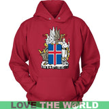 COAT OF ARMS OF ICELAND A9 - coat-of-arms-iceland-a9-unisex-hoodie-red-s-t-shirts-1sttheworld_275