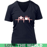 COFFEE CANADA NH1 - coffee-canada-nh1-district-womens-v-neck-navy-s-t-shirts-1sttheworld_158