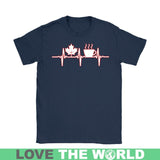 COFFEE CANADA NH1 - coffee-canada-nh1-gildan-womens-t-shirt-navy-s-shirts-1sttheworld_929