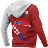 Croatia Map Special Hoodie A5 - croatia_4