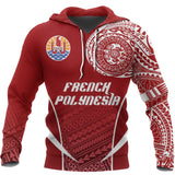 French Polynesia Active Special Hoodie A7 - d22wx