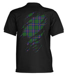 Carmichael Tartan Polo Shirt In Me Clan Badge K7 - da625725116c2a7d7d76a45b151de8c7