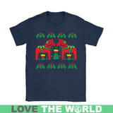 DALAHORSE SWEDEN T-SHIRTS NH1 - dalahorse-sweden-t-shirts-nh1-gildan-womens-shirt-navy-s-1sttheworld_358