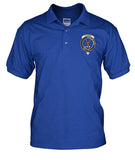Forbes Tartan Polo Shirt In Me Clan Badge K7 - dd27a4e648f0590b60d93b332ef4a929