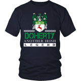 Ireland T-shirt - Doherty Legend A9 - doherty-irish-legend-t-shirt-x1-district-unisex-navy-s-shirts-1sttheworld_365